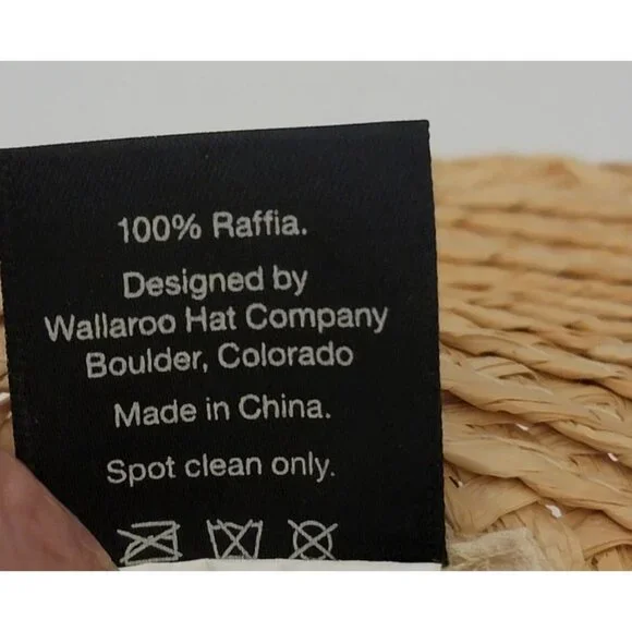 Wallaroo Hat Company Blair Raffia Sun Hat UPF 50+ Skin Cancer Foundation NWT - Picture 9 of 10
